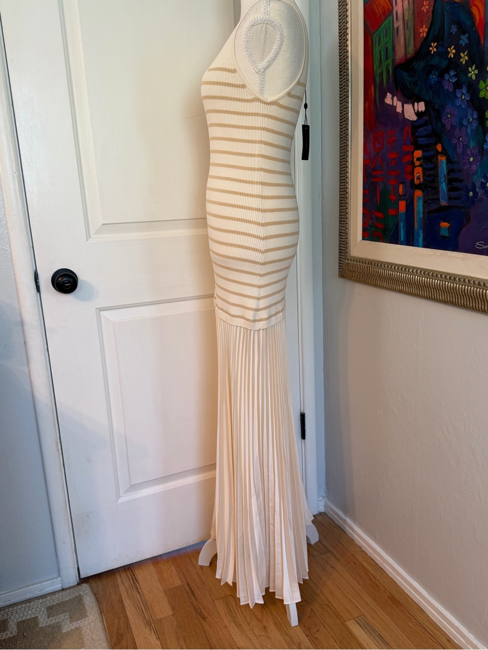 NWT rag & bone Millie Sleeveless Striped Maxi Dress Sz Sm - Picture 6 of 13